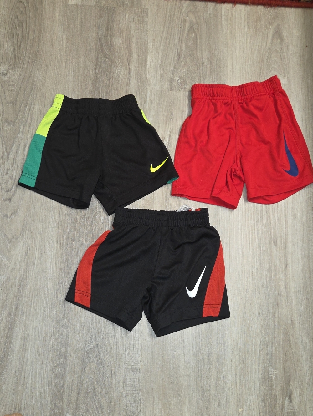 Nike Boys 2T Color Block Athletic Shorts